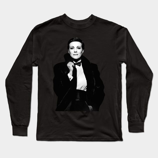 Julie Andrews Victor-Victoria Photoshoot Long Sleeve T-Shirt by baranskini